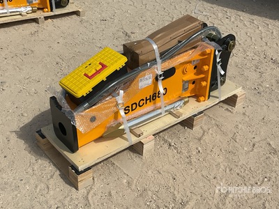 2025 SDCH 680 Hydraulic Breaker - Fits 4 - 7 ton excavators (Unused)