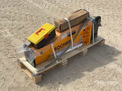 2025 SDCH 680 Hydraulic Breaker - Fits 4 - 7 ton excavators (Unused)