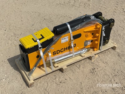 2025 SDCH 680 Hydraulic Breaker - Fits 4 - 7 ton excavators (Unused)