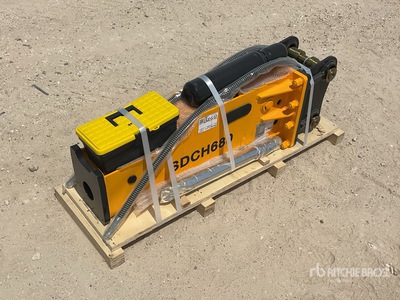 2025 SDCH 680 Hydraulic Breaker - Fits 4 - 7 ton excavators (Unused)