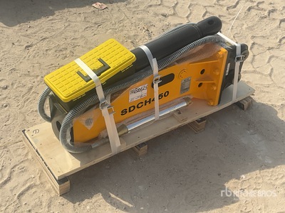 2025 SDCH 450 Hydraulic Breaker - Fits 2 - 4.5 ton excavators (Unused)