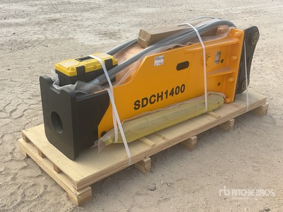 2025 SDCH 1400 Hydraulic Breaker - Fits 19 - 26 ton excavators (Unused)
