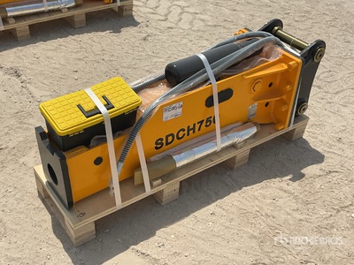 2025 SDCH 750 Hydraulic Breaker - Fits 5 - 9 ton excavators (Unused)