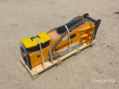 2025 SDCH 750 Hydraulic Breaker - Fits 5 - 9 ton excavators (Unused)