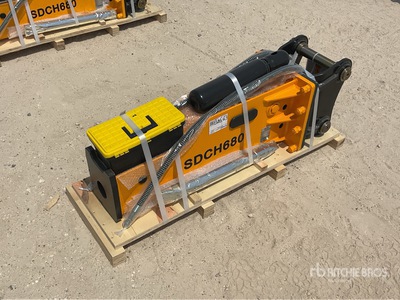 2025 SDCH 680 Hydraulic Breaker - Fits 4 - 7 ton excavators (Unused)