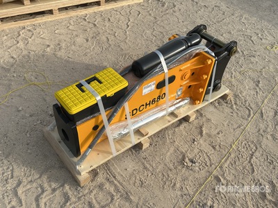 2025 SDCH 680 Hydraulic Breaker - Fits 4 - 7 ton excavators (Unused)
