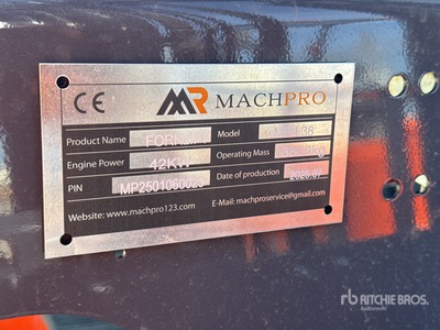 2025 Machpro MP-L38 3800 kg Forklift (Unused)