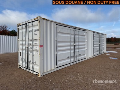 2025 40 ft High Cube Multi-Door Storage Container (Unused)