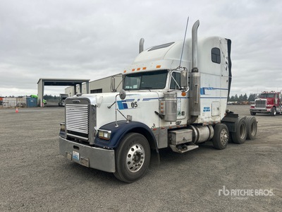 2000 Freightliner FLD120 8x4 Tri/A Sleeper Truck Tractor (Inoperable)