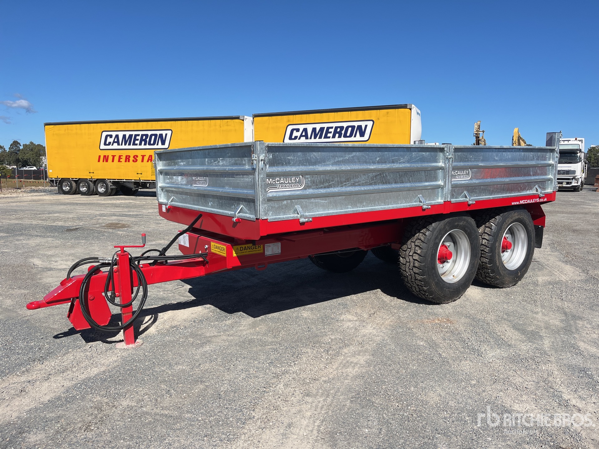 2024 McCauley A2DS10 Bogie/A Off-Road End Dump Trailer (Unused)