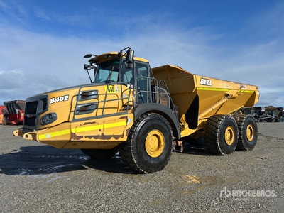 2017 Bell B40E 6x6 を見 Articulated Dump Truck