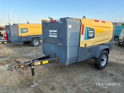 2019 Atlas Copco XATS400JD FT4 400 cfm Mobile Compresor de aire