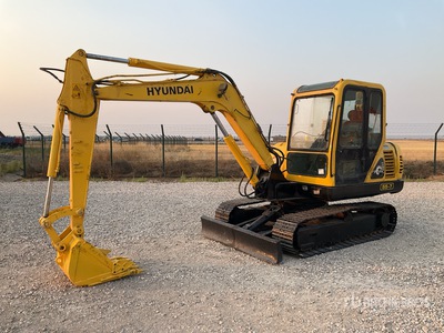 2010 Hyundai R55-7 Excavadora de Cadenas