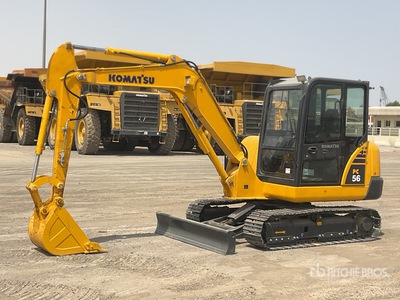 2019 Komatsu PC56-7 Mini Excavator