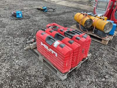 Quantity of (9) Hilti Hand Tools Divers - Outils à main
