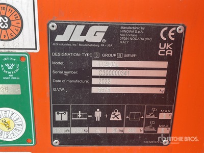 2022 JLG EC450AJ 2WD Electric Gelenkarbeitsbühne