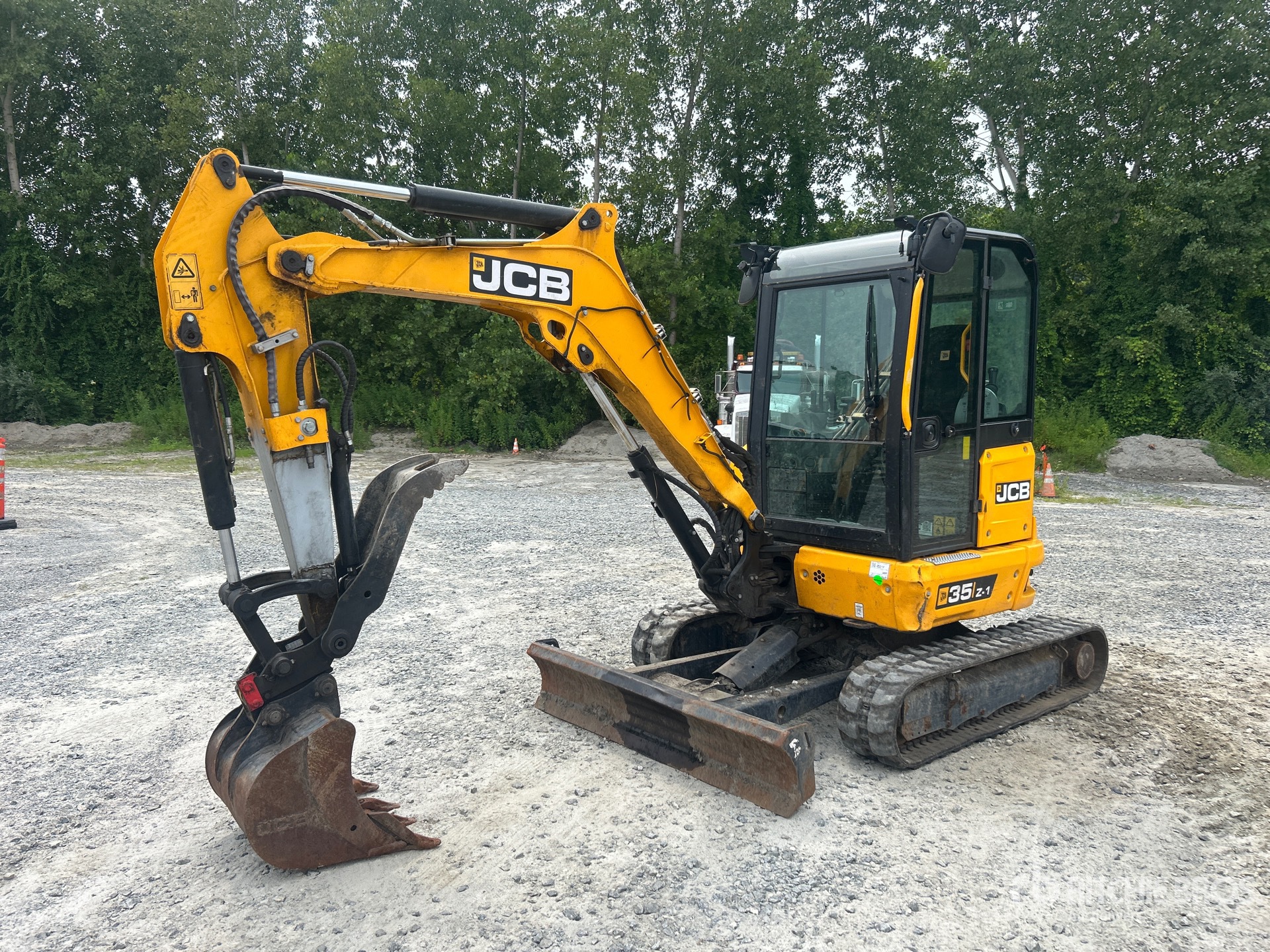 2022 JCB 35Z-1 Mini pelle hydraulique