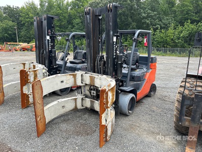 2018 Toyota 8FGC55U-PRS 6250 lb Cushion Tire Forklift
