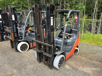2019 Toyota 8FGCU25 4500 lb Cushion Tire Forklift