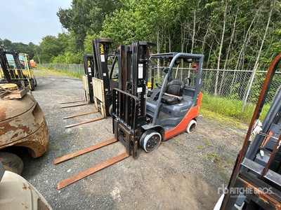 2019 Toyota 8FGCU25 4500 lb Cushion Tire Forklift