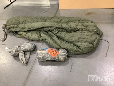 (37) Poncho Liners, (11) Sleeping Mats, (1) Shelters & Assorted Items