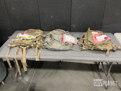 (9) Assault Packs, (24) Hydration Carriers, (11) Load Carriers & Assorted Items