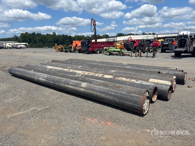 Quantity of (5) 18 in OD 1/2 Wall Length Pipe