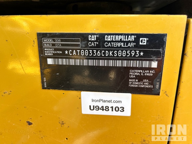 EXCAVADORA 2019 CATERPILLAR 336