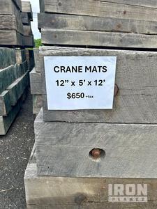 Quantity of 12 ft x 5 ft x 12 in Crane Mats