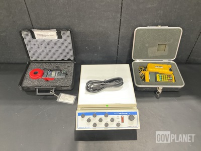 (1) Hot Plate, (1) Optical Power Meter & Assorted Items