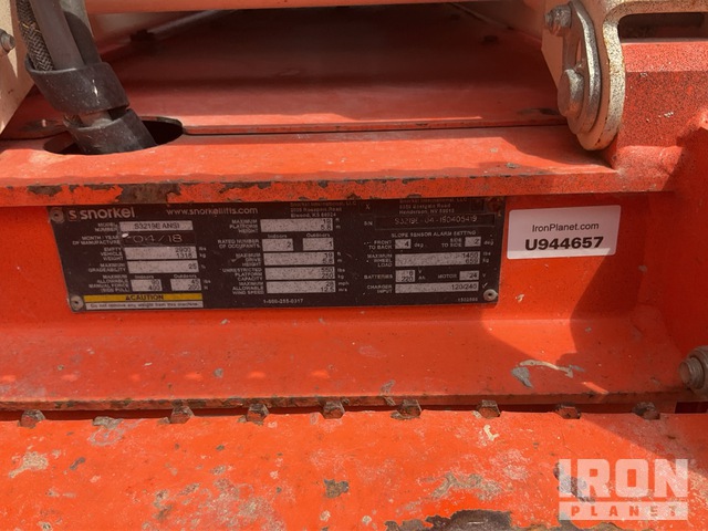 ELEVADOR TIJERA 2018 SNORKEL S3219E