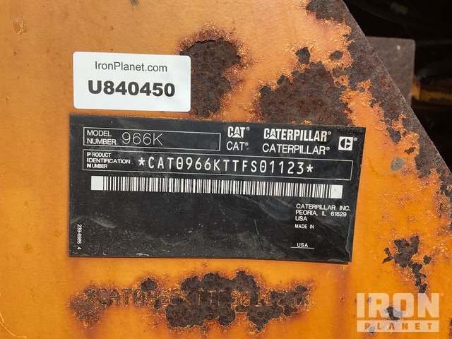 CARGADOR FRONTAL 2013 CATERPILLAR 966K