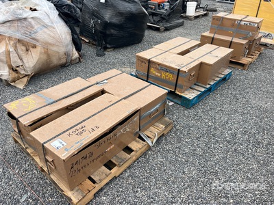 Quantity of (9) 40 in Footlocker Boxes