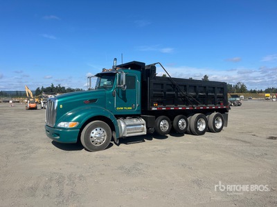 2011 Peterbilt 386 10x4 Quad/A Dump Truck
