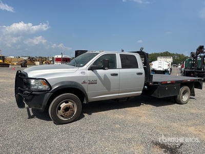 2018 Ram 4500 4x4 Crew Cab Flatbed Truck