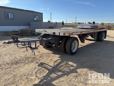 1973 Brown Flatbed Trailer