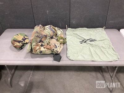 (55) Barracks Bags, (16) Duffel Bags, (7) Food Service Smocks & Assorted Items