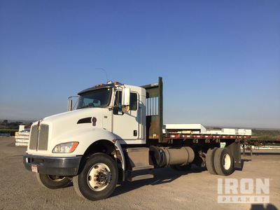 2018 Kenworth T370 4x4 Flatbed Dump Truck