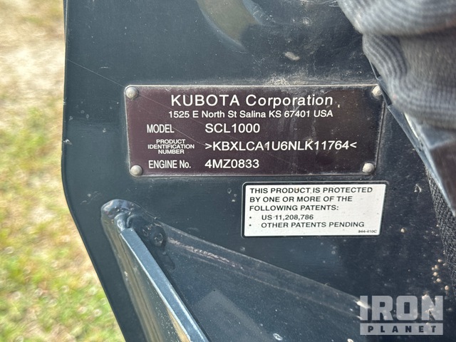 MINI CARGADOR SOBRE ORUGAS COMPACTO KUBOTA SCL1000MINI