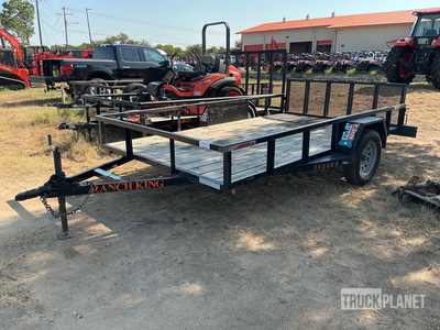 Ameritrail WT1261024FMR 12 ft S/A Utility Trailer