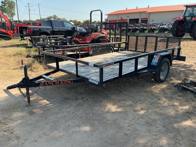 Ameritrail WT1261024FMR 12 ft S/A Utility Trailer