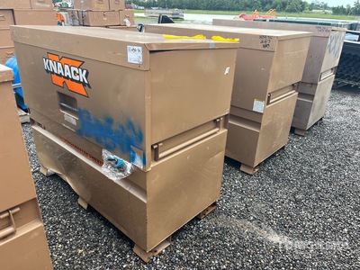 Quantity of (3) Knaack 89 Job Site Box