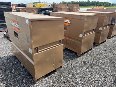 Quantity of (3) Knaack 89 Job Site Box