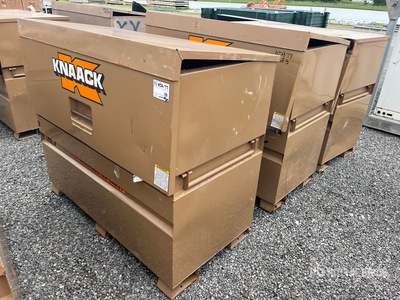 Quantity of (3) Knaack 89 Job Site Box