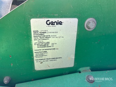 2016 Genie GTH-5519 Telehandler