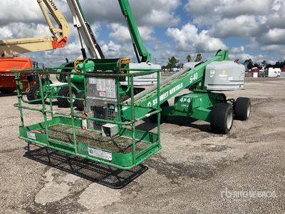 2017 Genie S40 4WD Diesel Telescopic Boom Lift