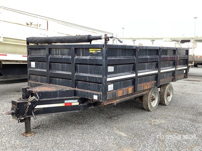 2021 Salvation 16X102 16 ft T/A Dump Utility Trailer