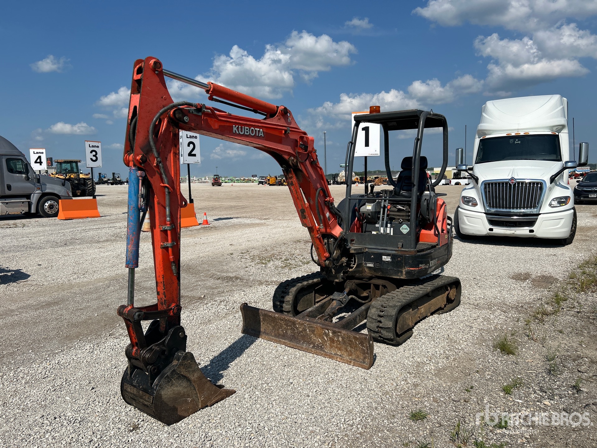 2015 Kubota KX91-3 を見 Mini Excavator