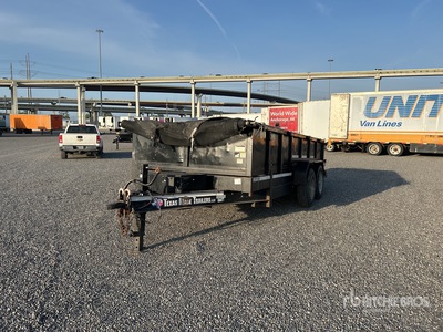 2017 Texas Made Trailers DT71616KBP 16 ft T/A Dump Utility Trailer