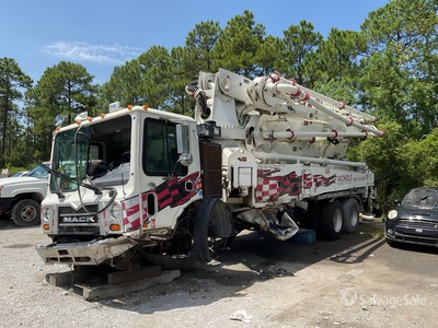 Alliance on 2021 Mack TE64 6x4 Concrete Pump Truck (Inoperable)